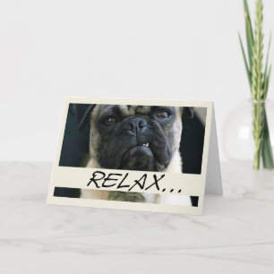 Cartão Pug Dog Birthday