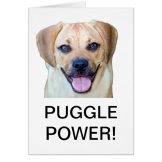 Cartão Puggle Power!
