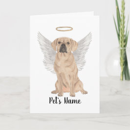 Cartão Puggle Sympathy Memorial