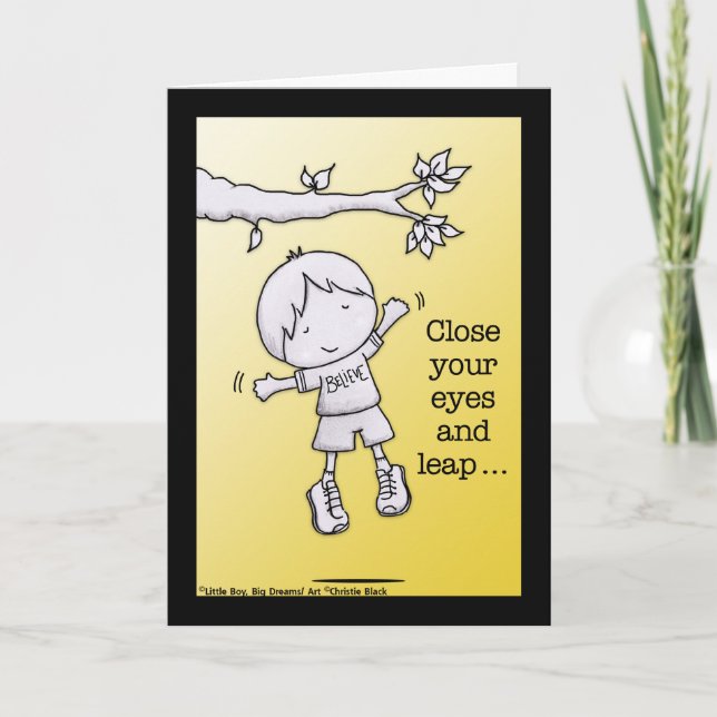 Cartão Pulo da fé (Frente)