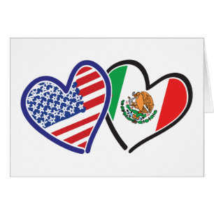 Cartão Pulseiras do Coração do México dos EUA