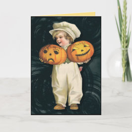 Cartão Pumpkin Boy