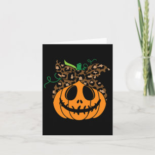 Cartão Pumpkin De Queda De Halloween