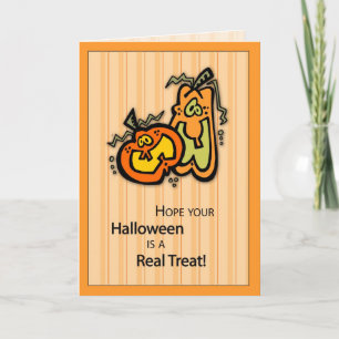 Cartão Pumpkin Halloween