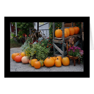 Cartão Pumpkin Stand