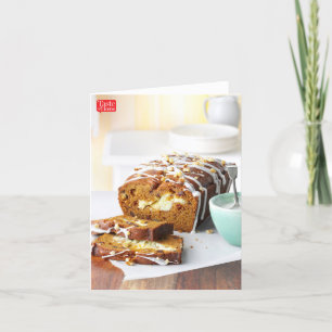 Cartão Pumpkin Swirl Bread