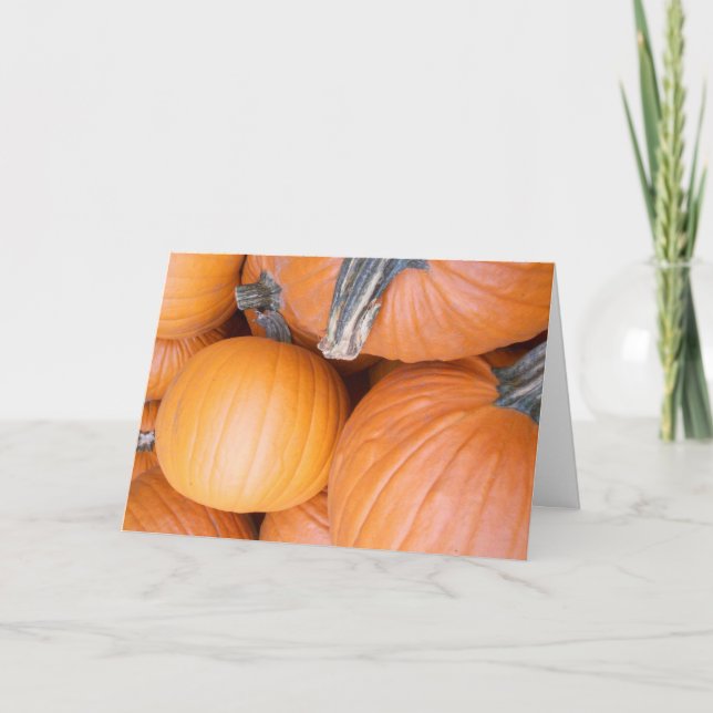 Cartão "Pumpkins" Hallowe’en Card (Frente)