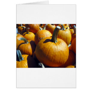 Cartão Pumpkins Laranja