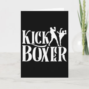 Cartão Punho de Boxeador Chute Boxe Boxe Chute Boxe Chute