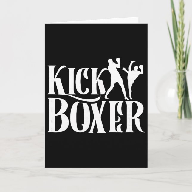 Cartão Punho de Boxeador Chute Boxe Boxe Chute Boxe Chute (Frente)