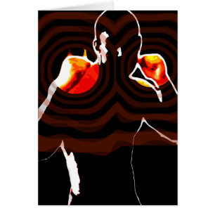 Cartão punhos do fogo