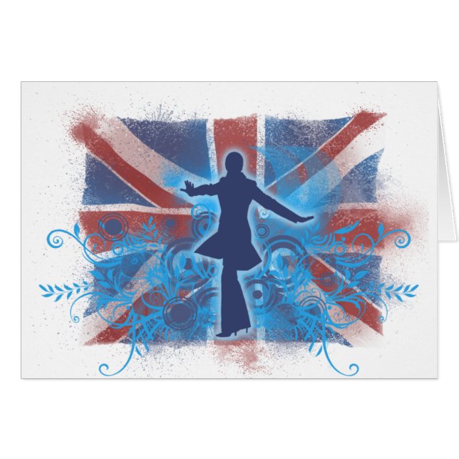 Cartão Punk BRITÂNICO (Frente Horizontal)