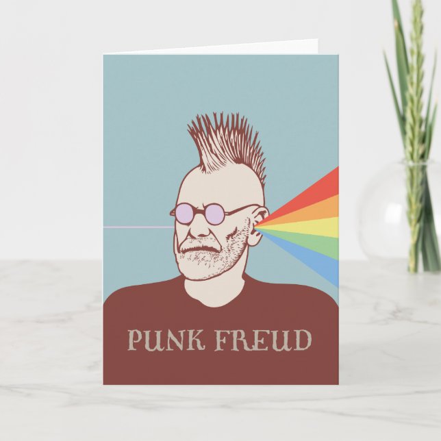 Cartão Punk Freud (Frente)