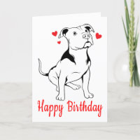 Puppy Birthday Pittie Pit Touro Lover