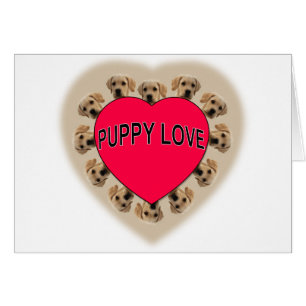 Cartão Puppy Love