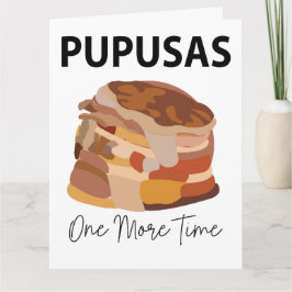 Cartão Pupusas El Salvador Salvador Bread Pupusas
