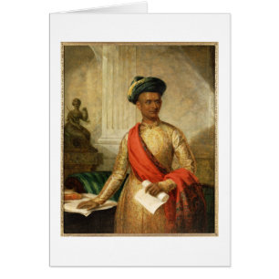 Cartão Purniya, ministro principal de Mysore, c.1801