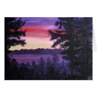 Cartão purplesunset