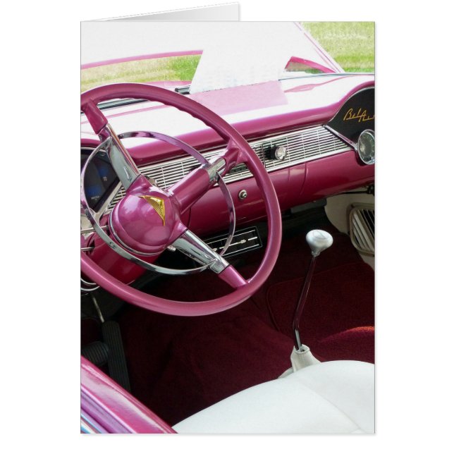 Cartão Púrpura Chevy Bel Air (Frente)