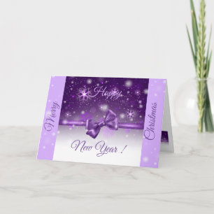 Cartão Púrpura de inverno