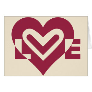 Cartão Púrpura de vinho de dois tons