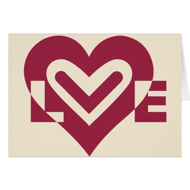 Cartão Púrpura de vinho de dois tons (Frente Horizontal)