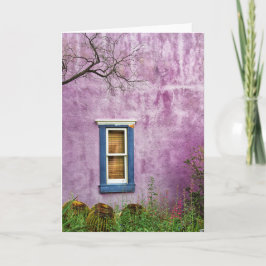 Cartão Púrpura e azul no sudoeste