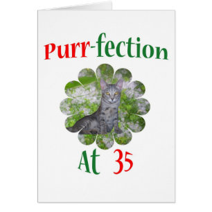 Cartão Purr-fection 35