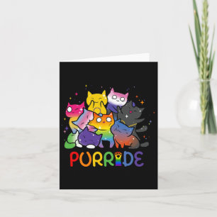 Cartão Purride Cat Pride Ally Lgbt Amantes de os animais