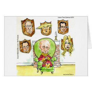 Cartão Putin The Hunter Não É Meu Presidente Trump