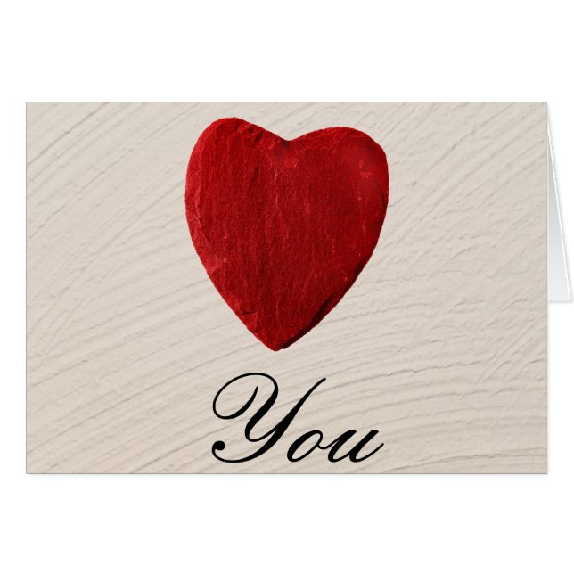 Cartão Putzhintergrund Te Amo (Frente Horizontal)