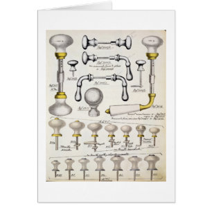 Cartão Puxadores da porta, de um catálogo de comércio de