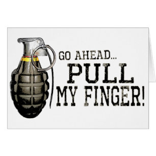 Cartão Puxe meu dedo