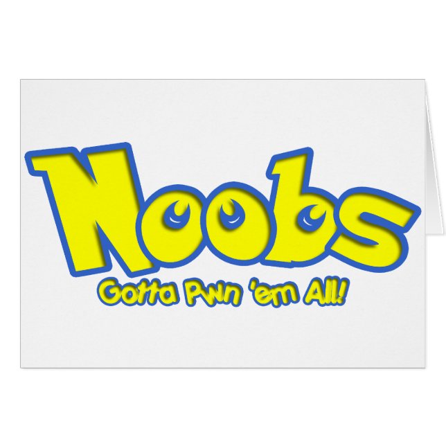 Cartão Pwn Noobs (Frente Horizontal)