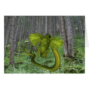 Cartão Python Elefante Incrível
