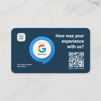 Cartão QR de Revisão Moderna do Google | Como Foi 