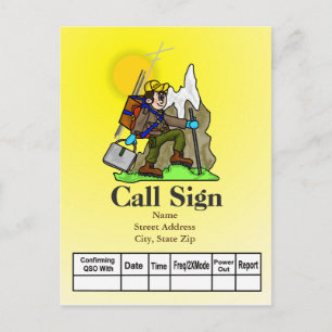 Cartão QSL para Clima de Montanha Ham Radio