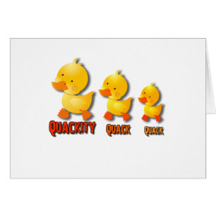 Cartão Quackity - grasnado