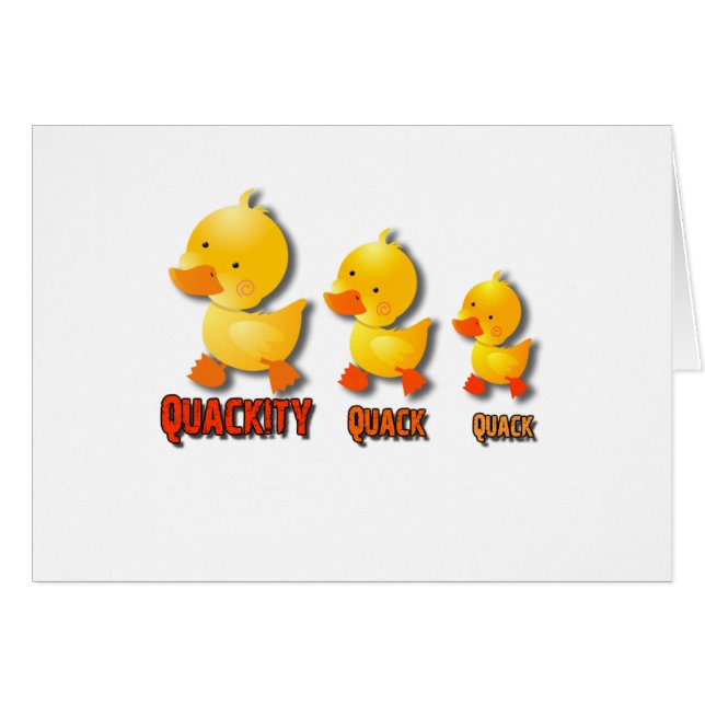 Cartão Quackity - grasnado (Frente Horizontal)