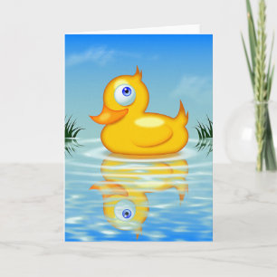 Cartão Quackling de borracha