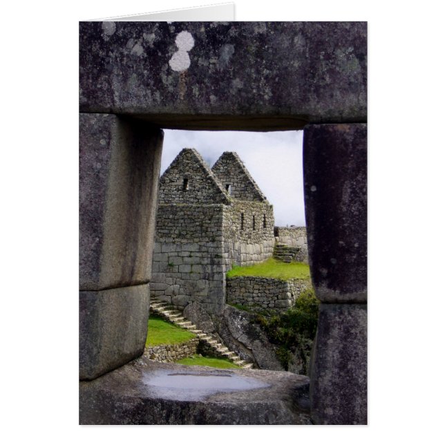 Cartão quadrado de machu (Frente)