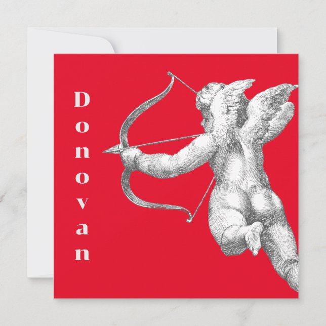 Cartão quadrado de Namorados decorativos embornado (Frente)