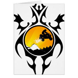 Cartão quadras tribais