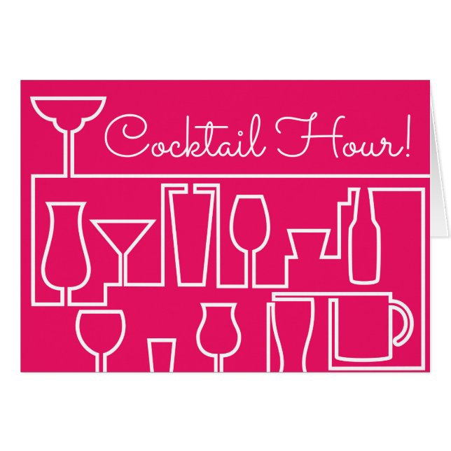 Cartão Quadrinho rosa (Frente Horizontal)