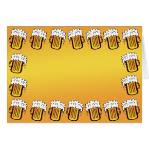 Cartão Quadro Beer Mug