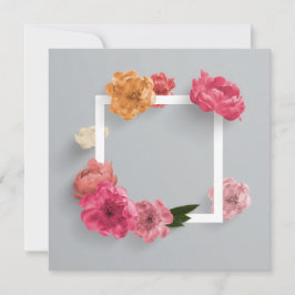 Cartão Quadro da Flor