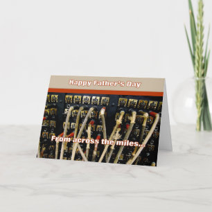 Cartão Quadro De Comutação De Dia de os pais Feliz Ao Lon