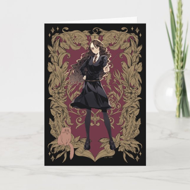 Cartão Quadro de Ornamentado Hermione Granger (Frente)