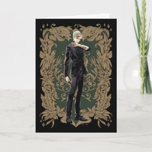 Cartão Quadro Ornado do Anime Draco Malfoy