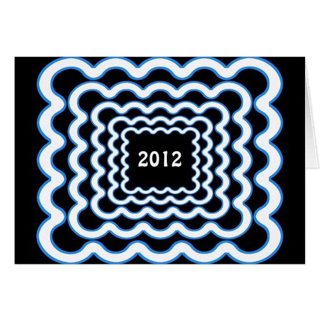 Cartão Quadros Wavy (Frente Horizontal)